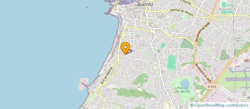 localisation de l'entreprise GAD EXPERTISES à BIARRITZ