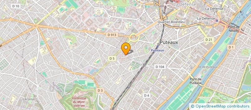 localisation de l'entreprise GAD IMO à SURESNES
