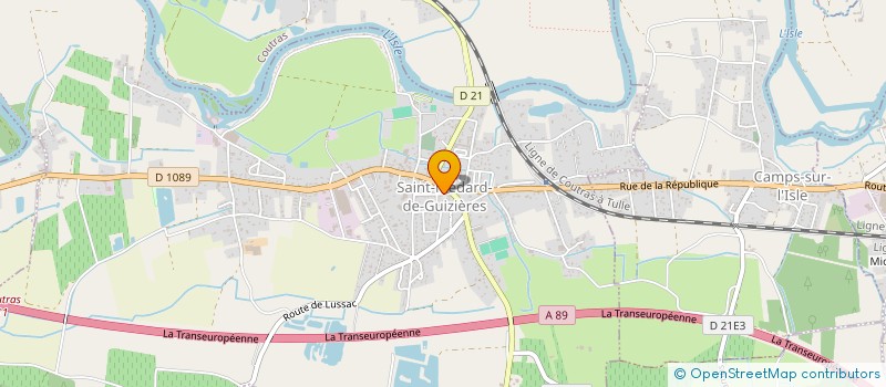 localisation de l'entreprise GADACA IMMO  SAINT-MEDARD-DE-GUIZIERES