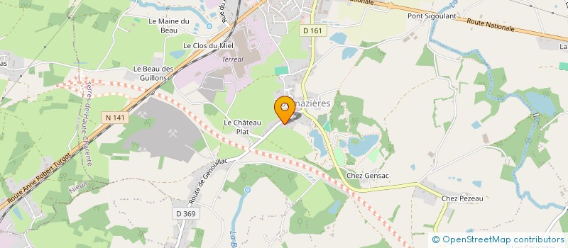 localisation de l'entreprise GADANI  TERRES-DE-HAUTE-CHARENTE