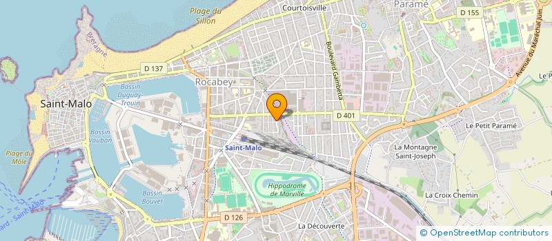 localisation de l'entreprise GADDOUR ETANCHEITE  SAINT-MALO