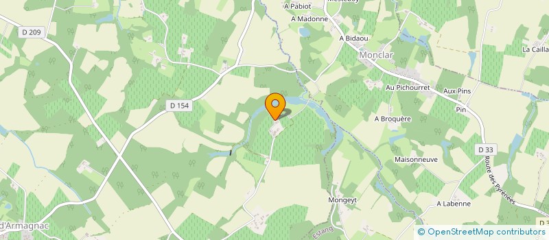 localisation de l'entreprise GADEA  MAULEON-D'ARMAGNAC