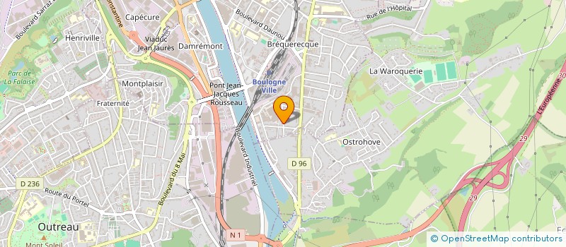 localisation de l'entreprise GADEBLED  BOULOGNE-SUR-MER