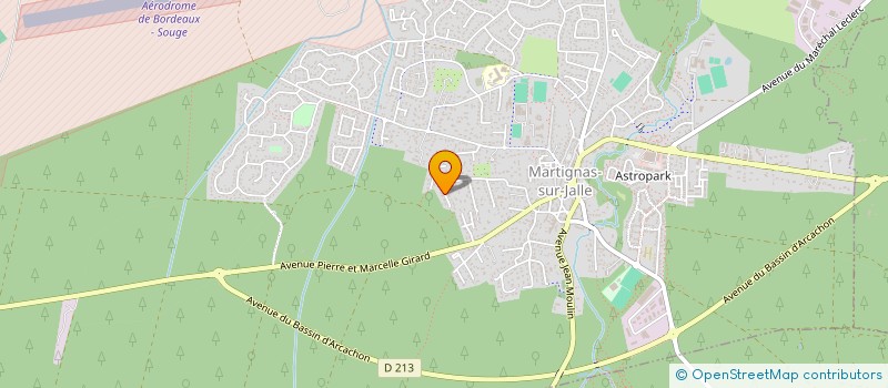 localisation de l'entreprise GADEE  MARTIGNAS-SUR-JALLE