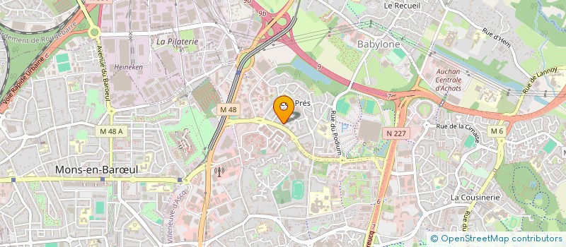 localisation de l'entreprise GADELIE à VILLENEUVE-D'ASCQ