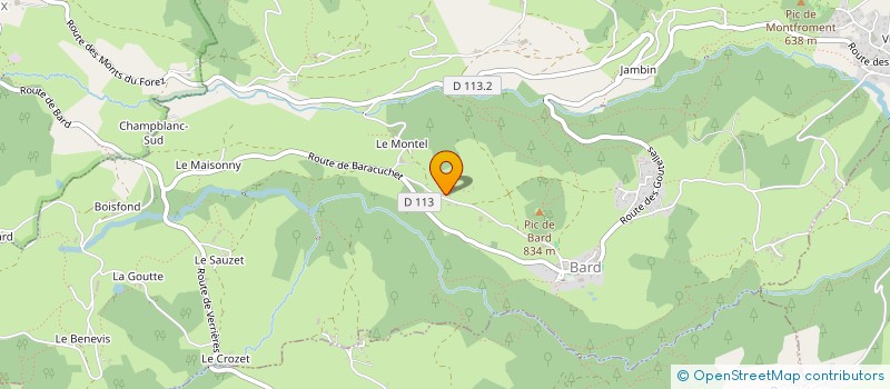 localisation de l'entreprise GADERO  BARD