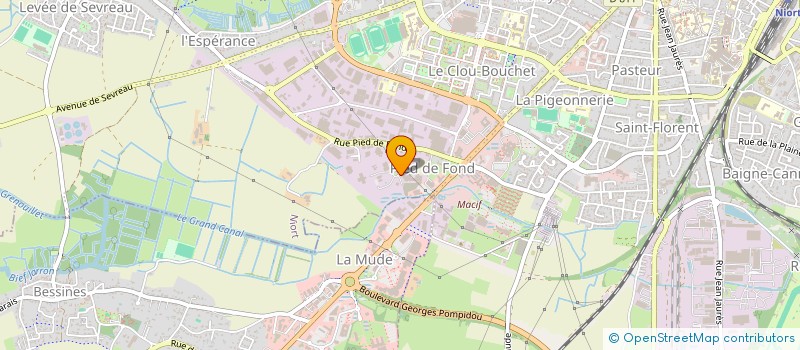 localisation de l'entreprise GADERO FRANCE à NIORT