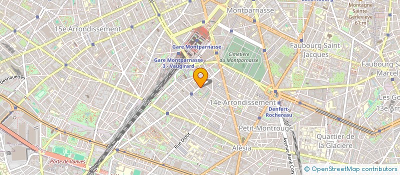 localisation de l'entreprise GADGET 14 à PARIS