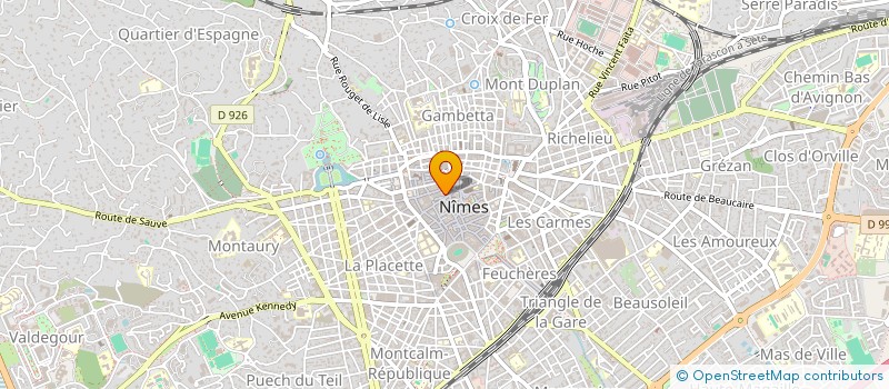 localisation de l'entreprise GADGET INVESTISSEMENT NUMBER ONE  NIMES