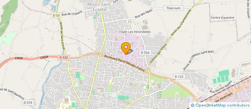 localisation de l'entreprise GADI  MOURS-SAINT-EUSEBE