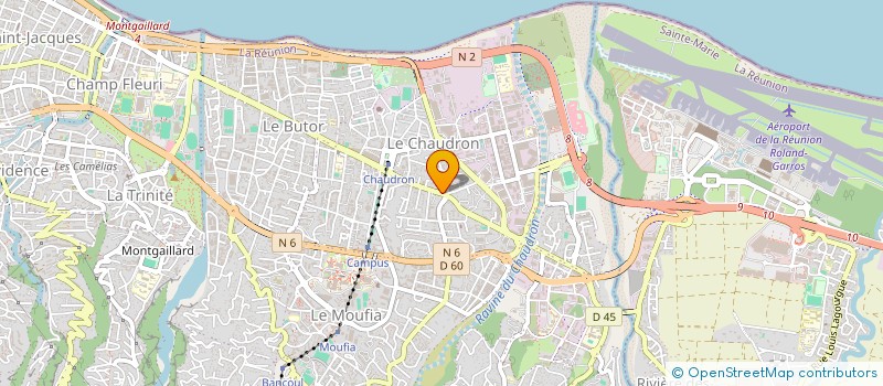 localisation de l'entreprise GADIAMB 974 à SAINT-DENIS