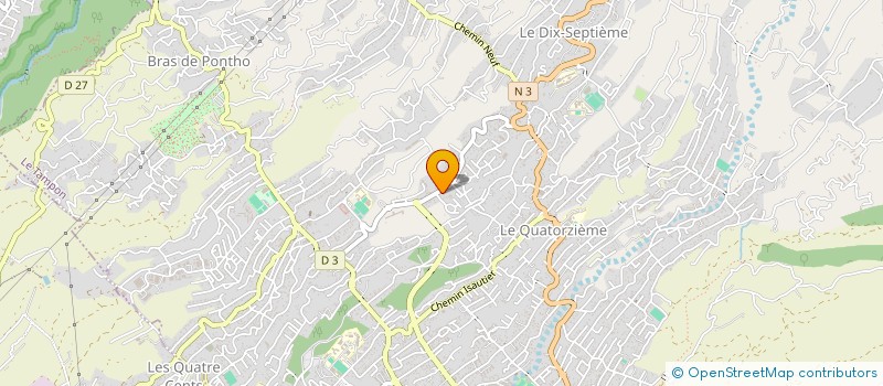 localisation de l'entreprise GADIAMB'AIR 974  LE TAMPON