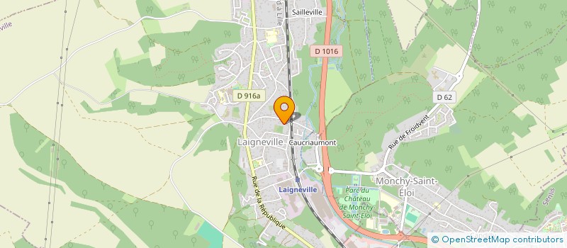 localisation de l'entreprise GADIANO  LAIGNEVILLE