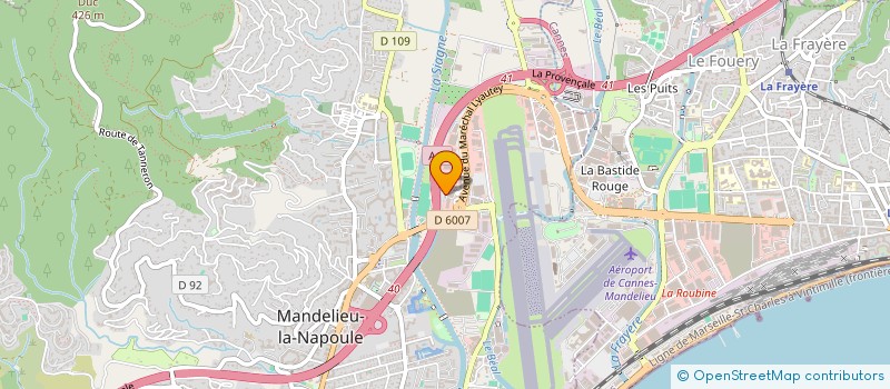 localisation de l'entreprise GADIEL  MANDELIEU-LA-NAPOULE