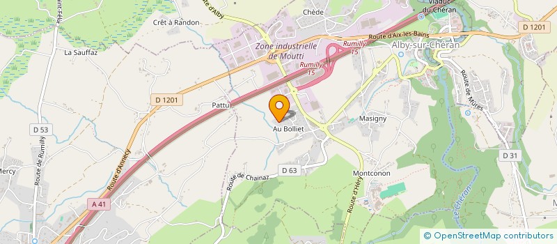 localisation de l'entreprise GADIFF HOLDING  ALBY-SUR-CHERAN