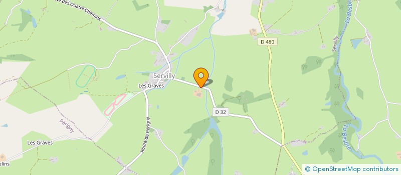 localisation de l'entreprise GADIN  SERVILLY