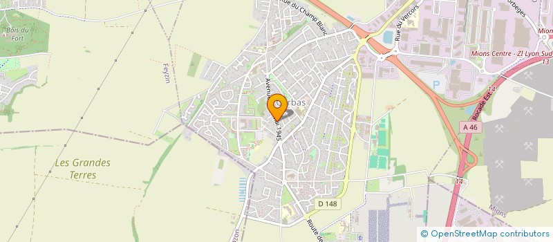 localisation de l'entreprise GADJE à CORBAS