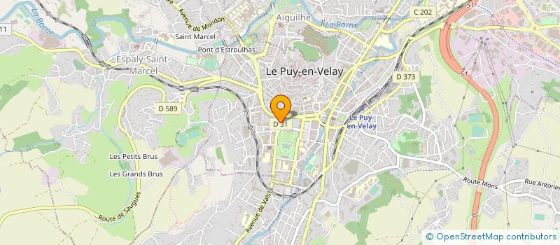 localisation de l'entreprise GADJO COIFFURE  LE PUY-EN-VELAY