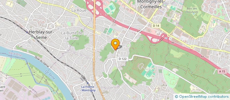 localisation de l'entreprise GADJY TAXI  MONTIGNY-LES-CORMEILLES