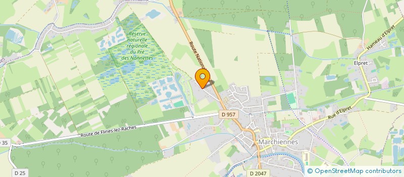 localisation de l'entreprise GADLU  MARCHIENNES