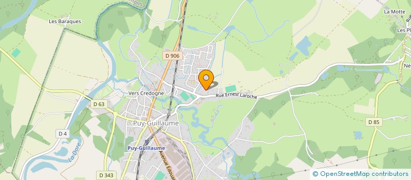 localisation de l'entreprise GADOU  PUY-GUILLAUME