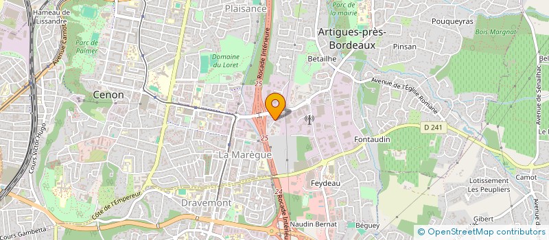 localisation de l'entreprise GADRAS PATRIMOINE  CENON