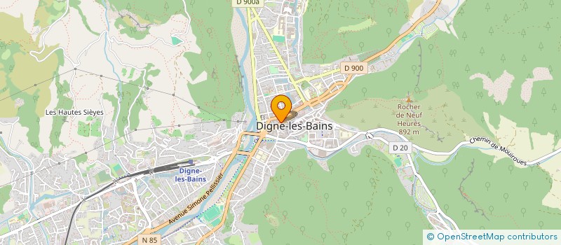localisation de l'entreprise GADRE OPTICIENS à DIGNE-LES-BAINS