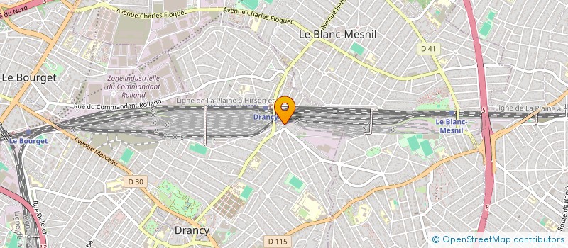 localisation de l'entreprise GADRIA BAT à DRANCY