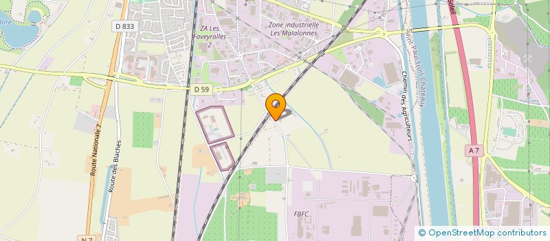 localisation de l'entreprise GADROME  PIERRELATTE