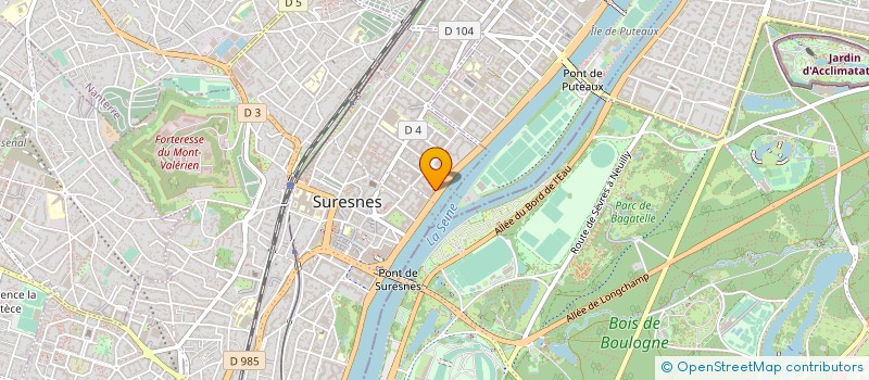localisation de l'entreprise GADS à SURESNES