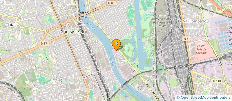 localisation de l'entreprise GADSA IM à CHOISY-LE-ROI