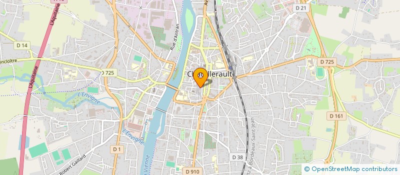 localisation de l'entreprise GADSBY SARL  CHATELLERAULT