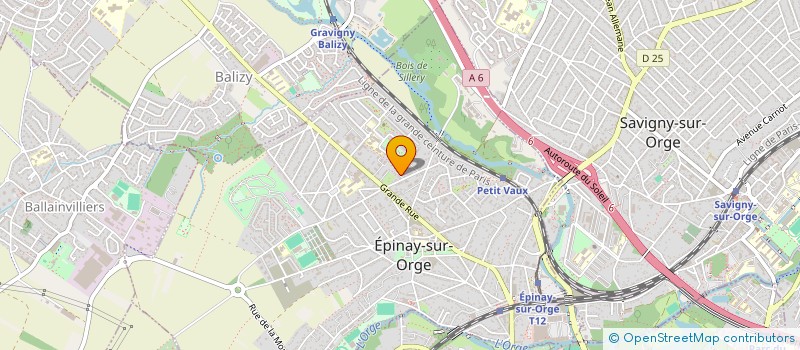 localisation de l'entreprise GADUBAT à EPINAY-SUR-ORGE