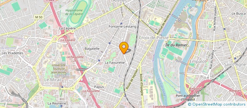 localisation de l'entreprise GADZY  TOULOUSE