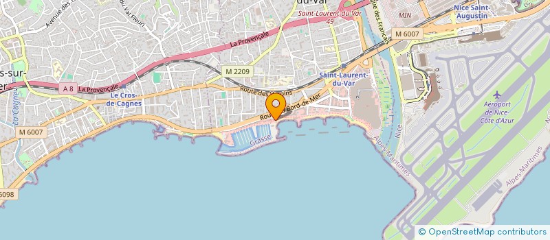 localisation de l'entreprise GAE  SAINT-LAURENT-DU-VAR