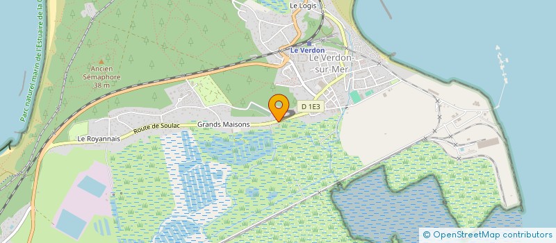 localisation de l'entreprise GAE  LE VERDON-SUR-MER