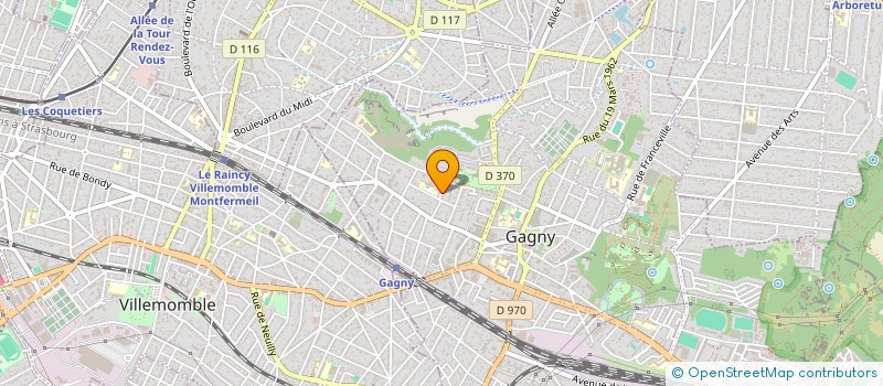 localisation de l'entreprise GAE à GAGNY