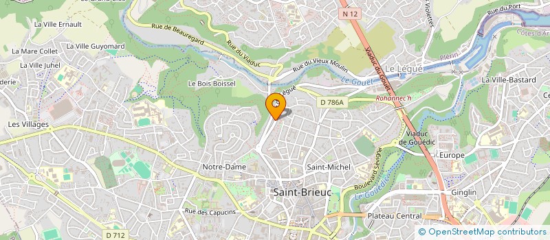 localisation de l'entreprise GAE à SAINT-BRIEUC