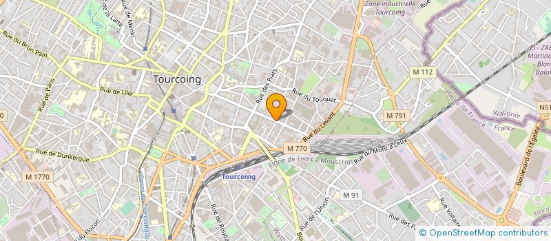 localisation de l'entreprise GAE INVEST  TOURCOING