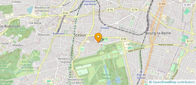 localisation de l'entreprise GAEA à SCEAUX