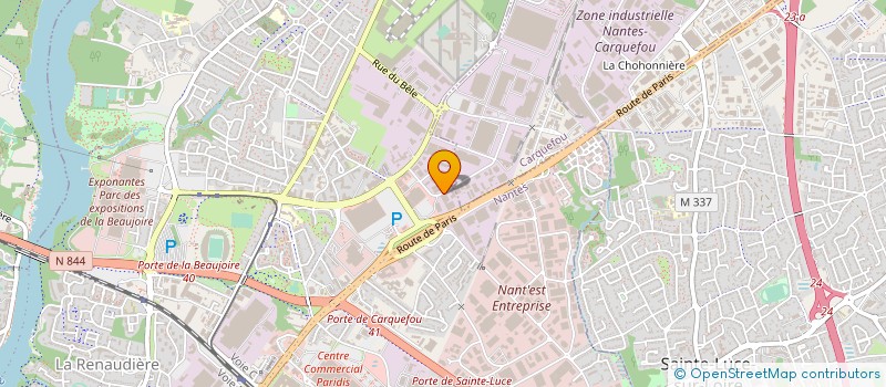 localisation de l'entreprise GAEA à NANTES