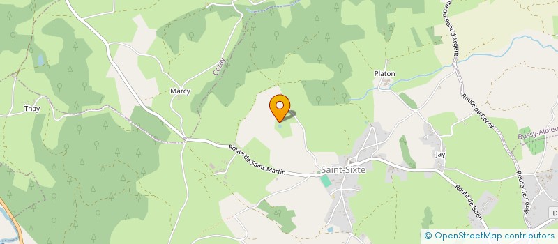 localisation de l'entreprise GAEA  SAINT-SIXTE