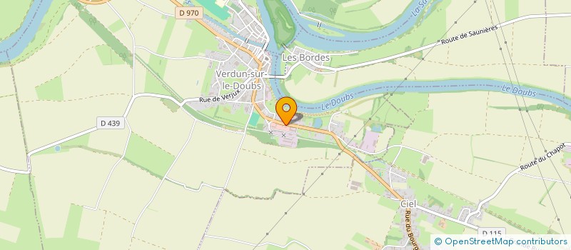 localisation de l'entreprise GAEA FINANCE à VERDUN-SUR-LE-DOUBS