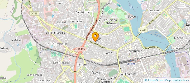 localisation de l'entreprise GAEBS  LORIENT