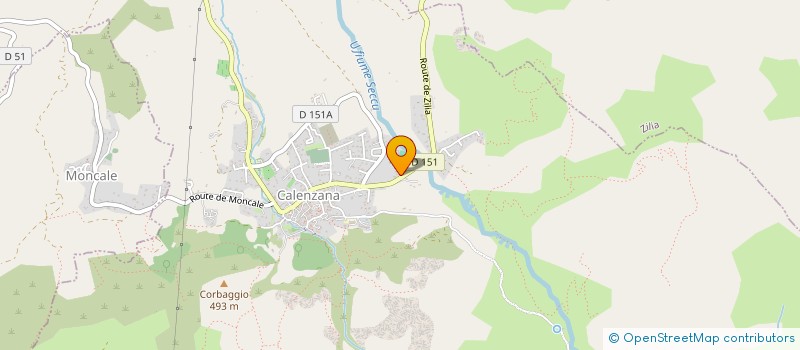 localisation de l'entreprise GAEC A PETRA CATINATA à CALENZANA