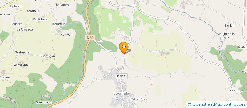 localisation de l'entreprise GAEC ABGRAL à LOCMELAR