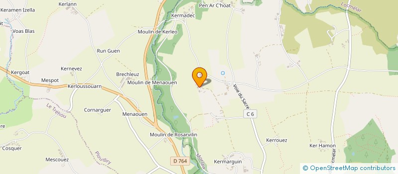 localisation de l'entreprise GAEC ABGRALL BB  SIZUN