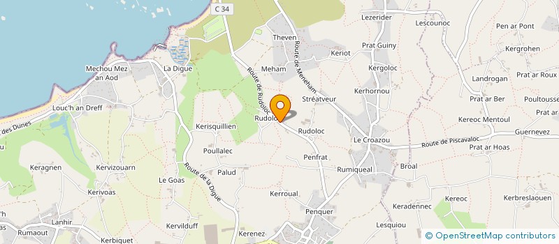 localisation de l'entreprise GAEC ABIVEN à KERLOUAN