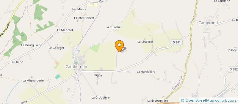 localisation de l'entreprise GAEC ADELLE à CAMBERNON