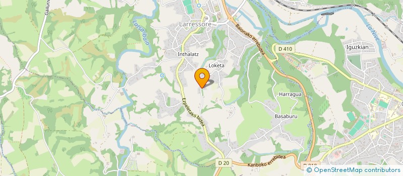 localisation de l'entreprise GAEC AGARA  LARRESSORE